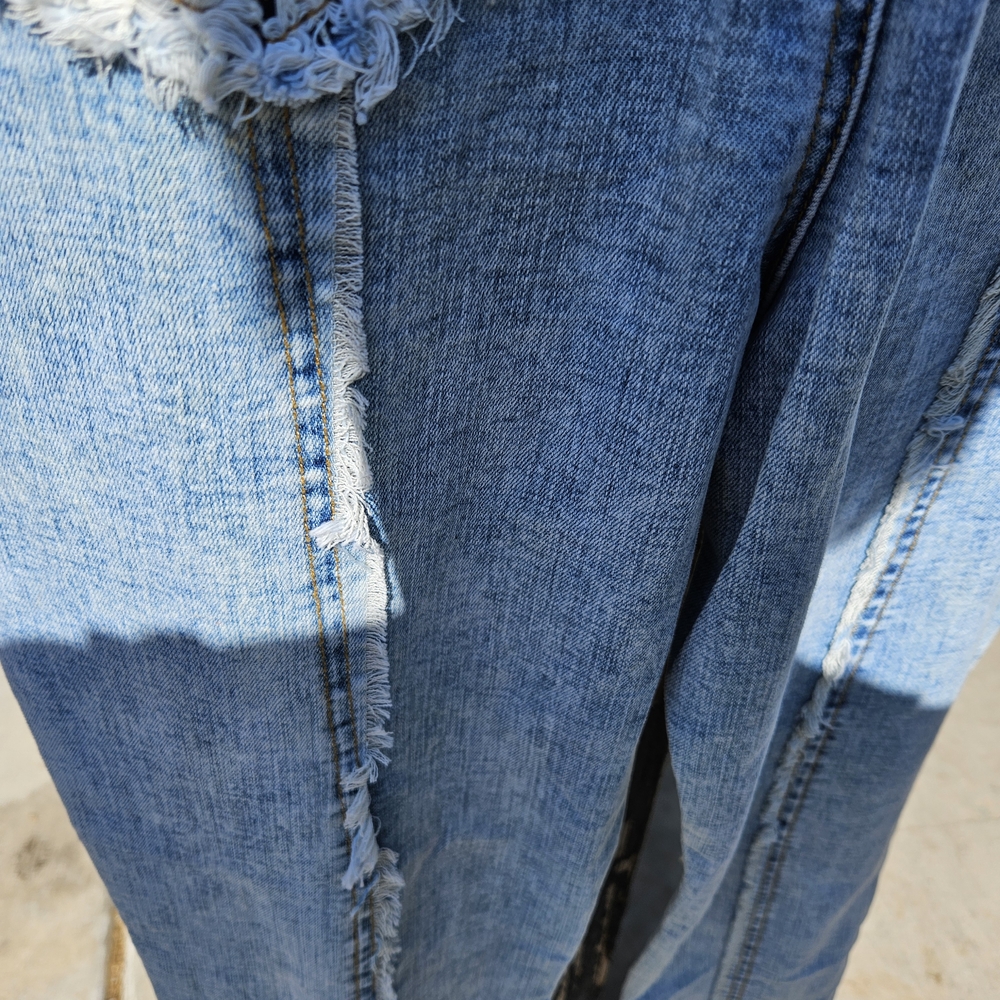POL Lightwashed Blue Denim Women's Jumper - Picture 6 of 8